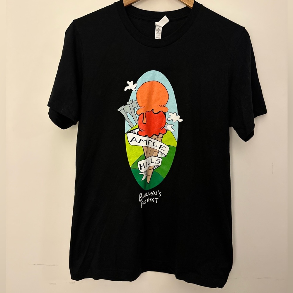 NEW Ample Hills Brooklyn Cotton T-Shirt, Size Medium